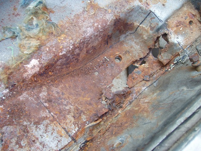 Corvette Rust Damage